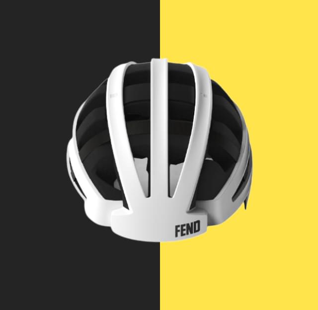 fend-helmet white