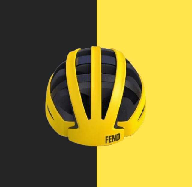 fend-helmet yellow